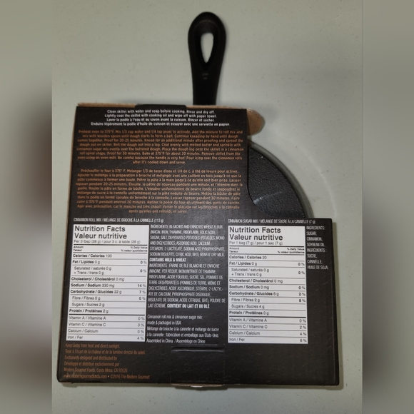 Cast Iron Skillet with Cinnamon Roll Mix - Picture 2 of 3